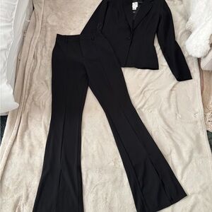 Fashion Nova Black Flare Pantsuit